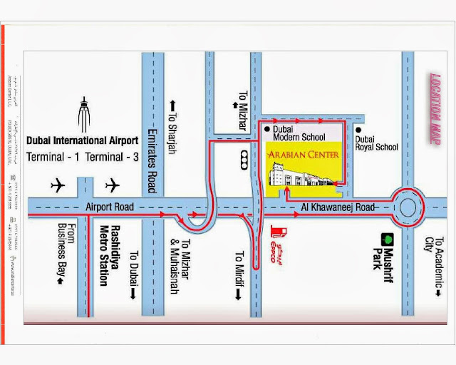 Arabian Center Location Map