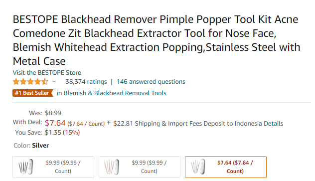 bestope blackhead remover vacuum