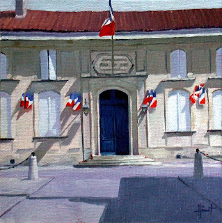 La Mairie de St.Emilion by Liza Hirst