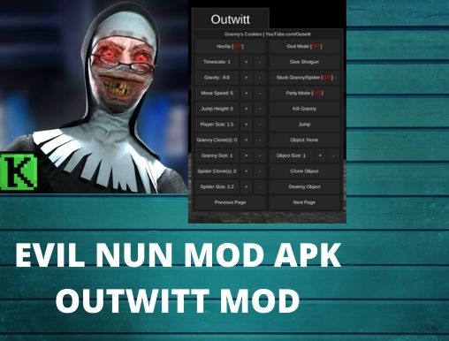 evil nun outwitt mod menu apk download 1.7 3 // evil nun 1.4.3 outwitt