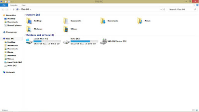 Hasil Mengganti Font Windows 8