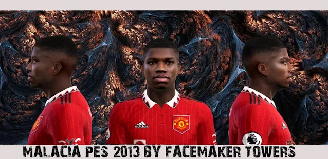 Tyrell Malacia Face 2023 For PES 2013