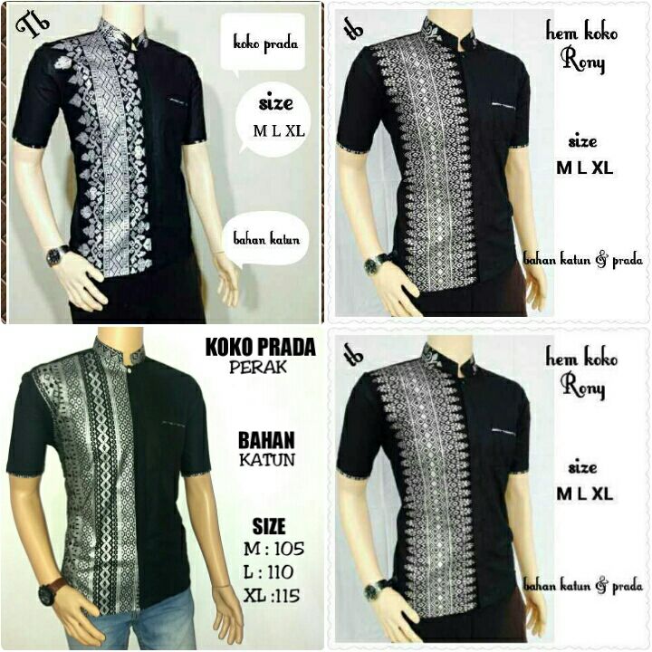 RATANA 1 GROSIR Baju Koko Modern 2019 Lengan Pendek