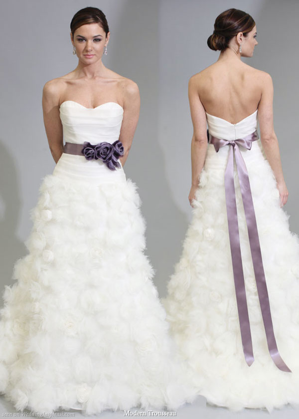 Nothing but Beauty Colorful wedding  dresses  PURPLE 