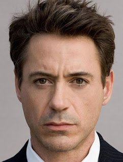 Man with Oval face shape. Robert Downey Jr., American actor.