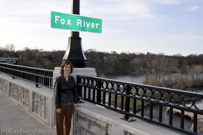 fox river fox on the college avenue bridge