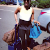 PHOTO: Genevieve and her Hermes bag land in Toronto for Movie Premiere 