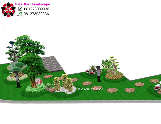 Desain 3d Taman Garden Landscape - Risa Asri Landscape