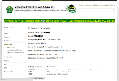 Cara Cek Status Perkiraan Berangkat Haji