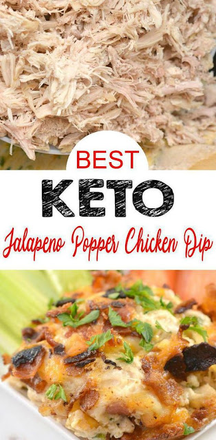 Keto Jalapeno Popper Chicken Dip