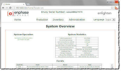 Enphase Gateway Local View