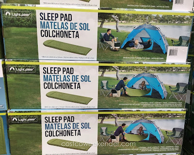 Sleep on a soft surface away from the cold ground with the Lightspeed Self Inflating Camp Sleep Pad