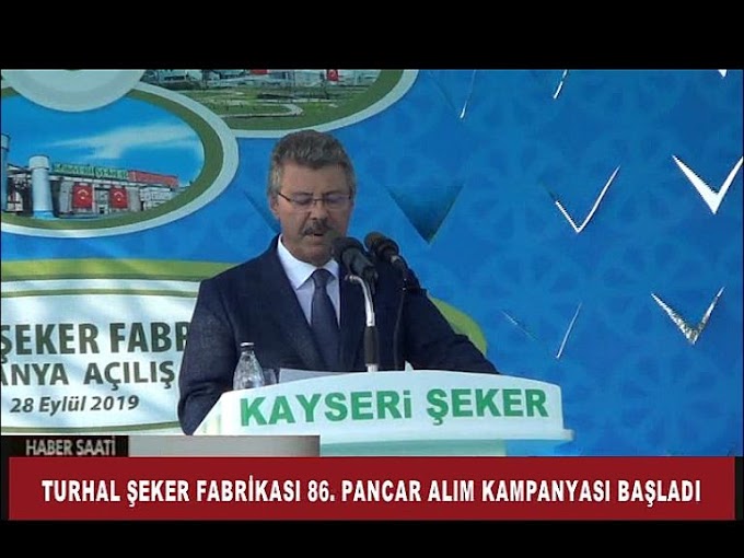 TURHAL ŞEKER, İŞİNİN EHLİNDEDİR  VARLIK FONUNDAN KAYSERİ ŞEKER’E ÖVGÜ