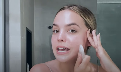 Actress Bailee Madison gua sha facial tool massage