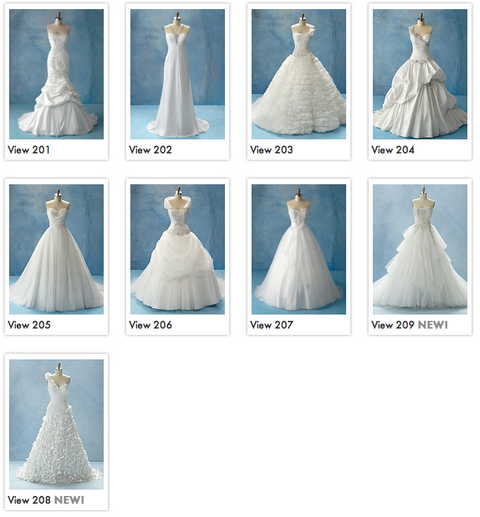 Disney princess wedding rings and dresses