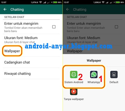  Cara  Ubah dan Ganti Gambar Background  WhatsApp Wallpaper  