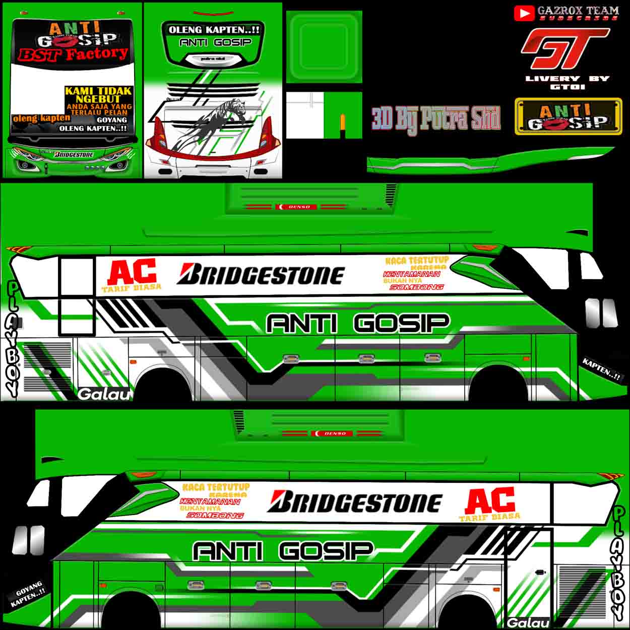 livery bus keren anti gosip