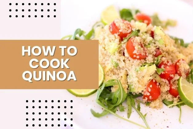 Nutritional Value of Cooked Quinoa: Quinoa Salad in White Plate
