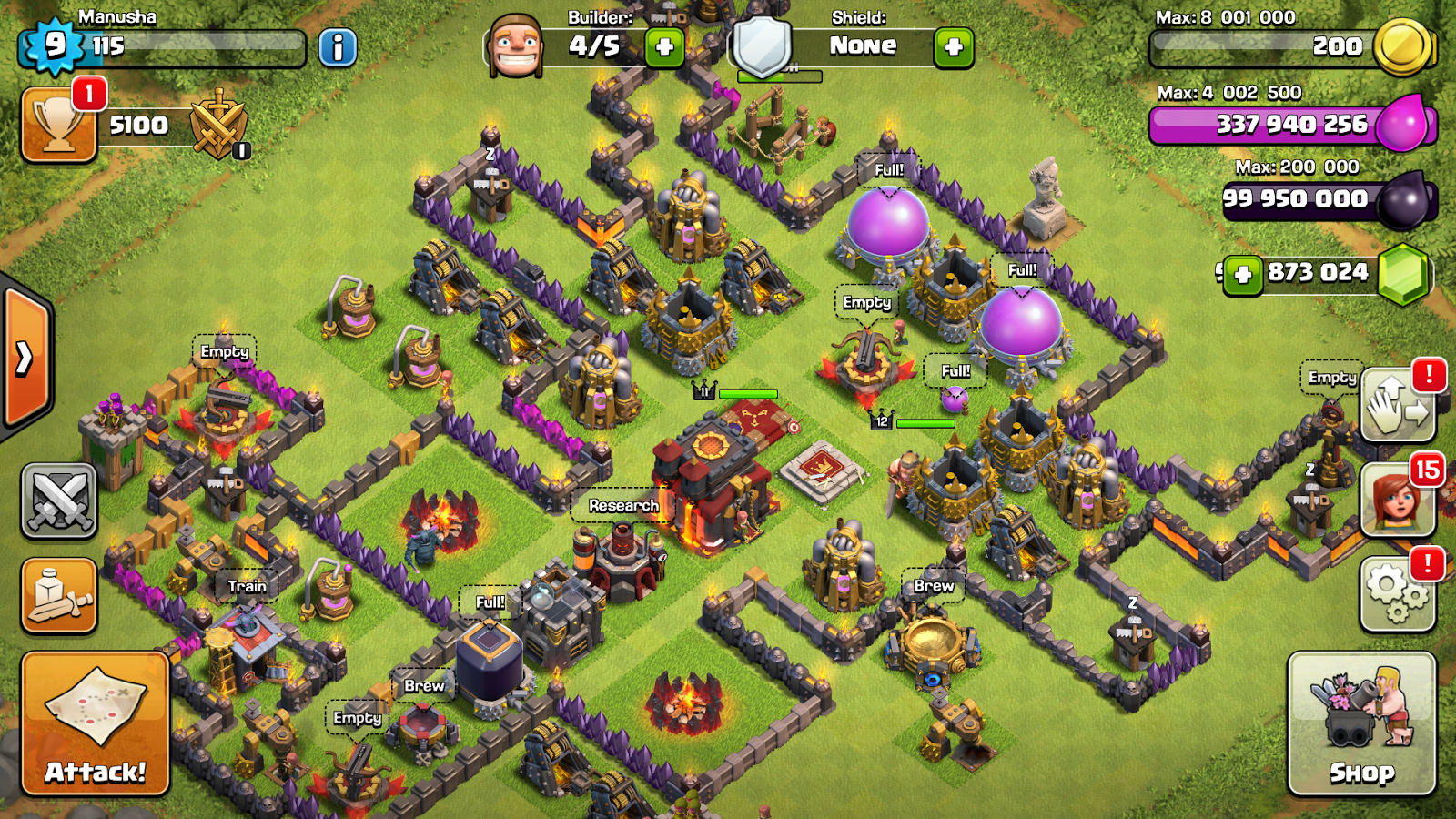 Clash Of Clans Hack Coc Cheats For Gems Gold And Elixir ...