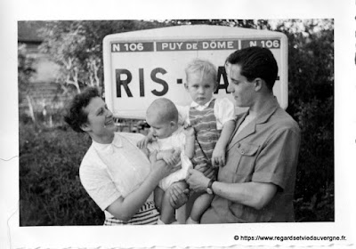 Panneau routier : Ris, N106.