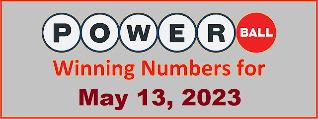 PowerBall Winning Numbers for Saturday, May 13, 2023