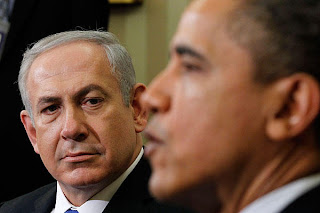 Picture of Netanyahu and Obama