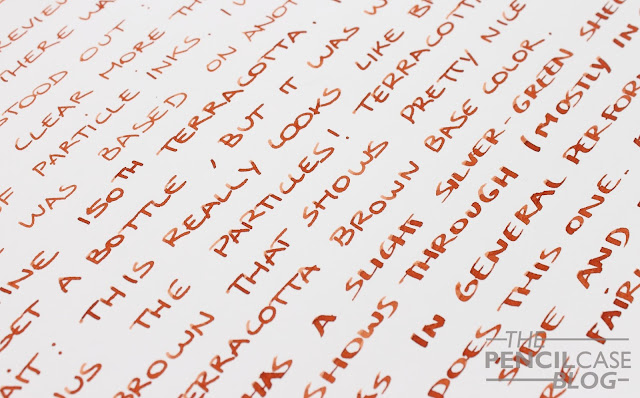 Inktastic: Diamine 150th anniversary Teracotta ink review