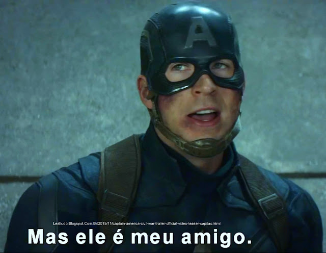 CAPTAIN AMERICA CIVIL WAR TRAILER OFFICIAL VIDEO TEASER of CAPITÃO LEALTUDO