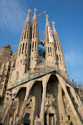 La Sagrada Familia is Gaudi's most famous work in Barcelona. (may )