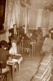 Sala de juego del Campeonato de España femenino 1964