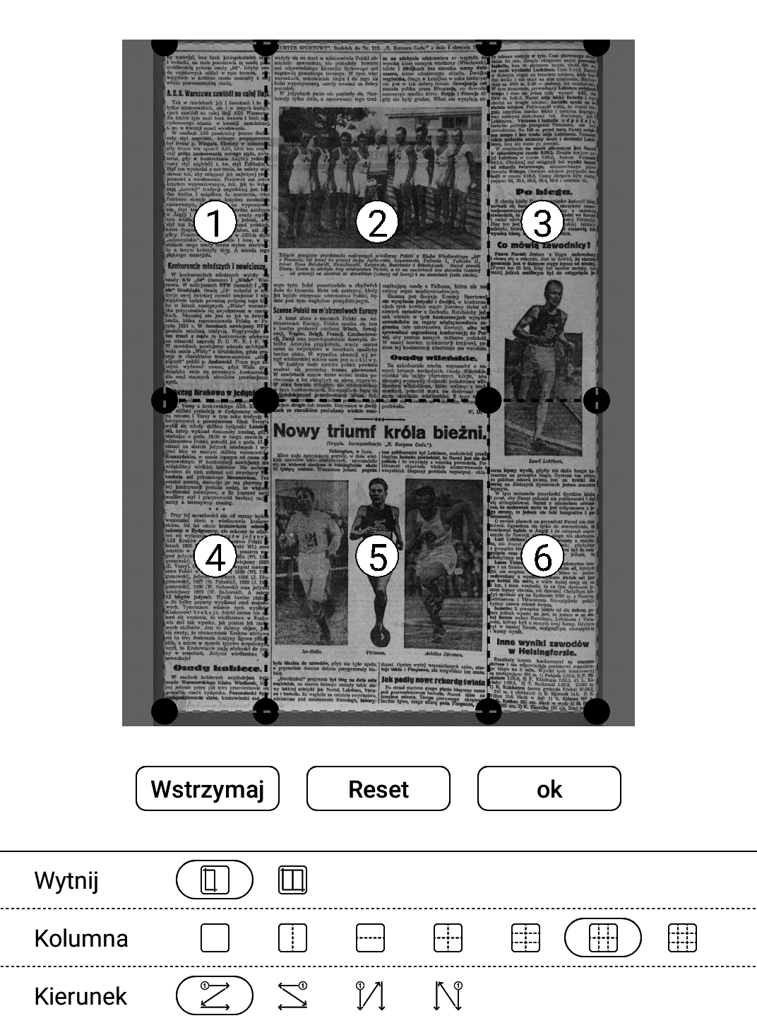 Czytnik e-booków Onyx Boox Poke 3 – zaawansowane ustawienia nawigacji po stronie w plikach PDF i DJVU