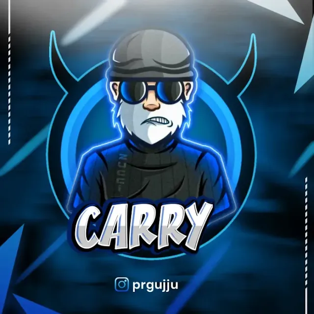 Cartoon Avatar gaming logo PLP File | Mascot Gaming logo free fire