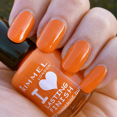 Rimmel Lasting Finish - Tangerine Queen Nail polish swatch