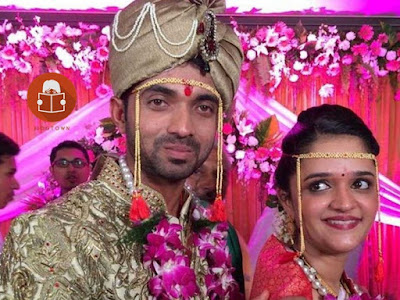 Ajinkya Rahane Celebrates First Wedding Anniversary With Wife