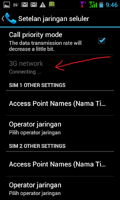  koneksi Android menjadi 3G Only