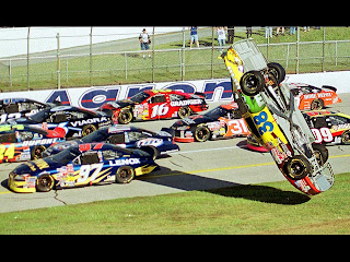 Nascar Accident HD Wallpaper