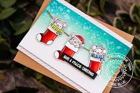 Sunny Studio Stamps: Merry Mice Punny Holiday Card by Eloise Blue