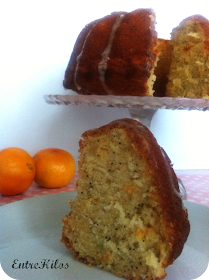 bundt cake de mandarinas y semillas de amapola