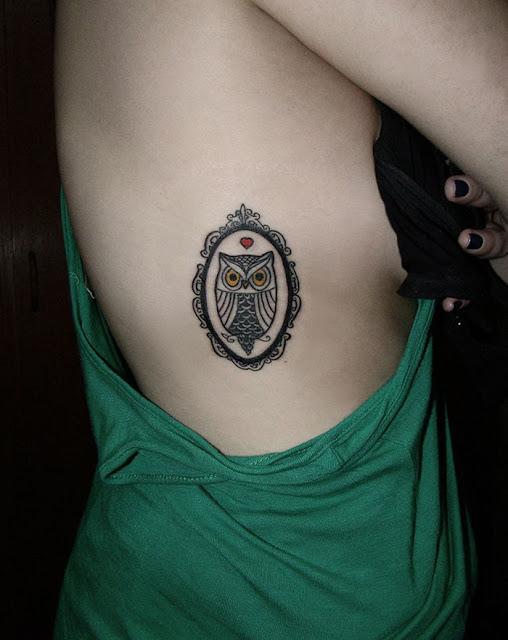 Tatuagens representam a misteriosa beleza das Corujas 
