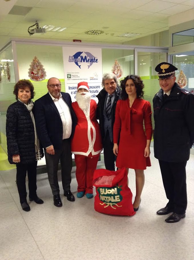 Milano, gli auguri di Haziel al Fatebenefratelli