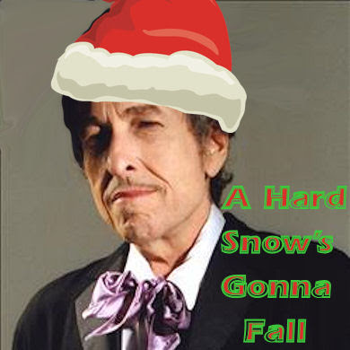 If you're a guy Bob Dylan on the cover of his Christmas album