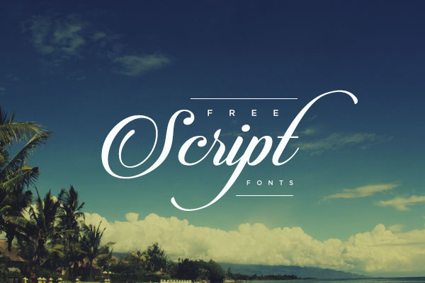 25 Font Script Tulisan  Tangan Keren Free  Download 