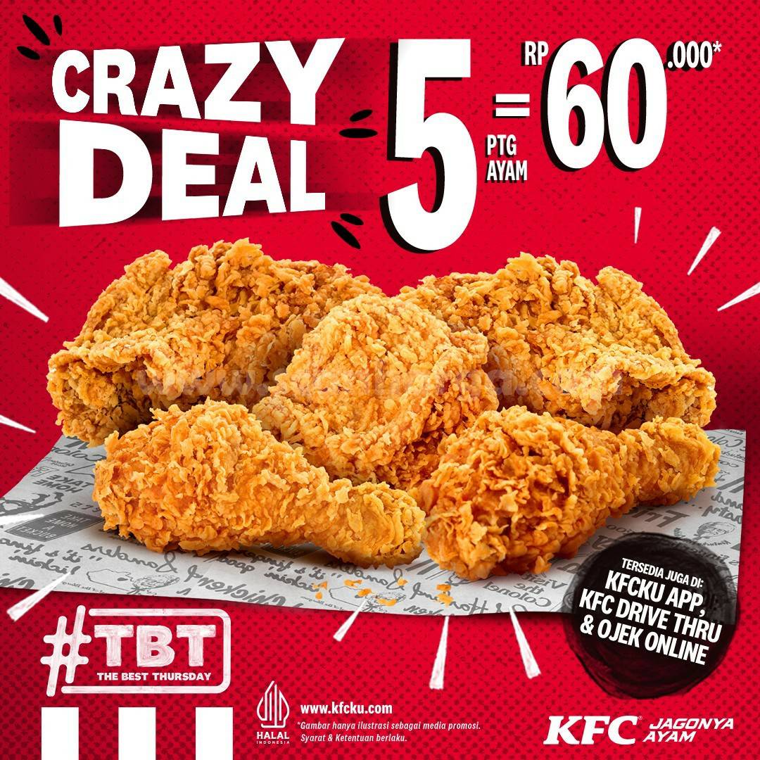 Promo KFC TBT CRAZY DEAL Terbaru 8 Februari 2024