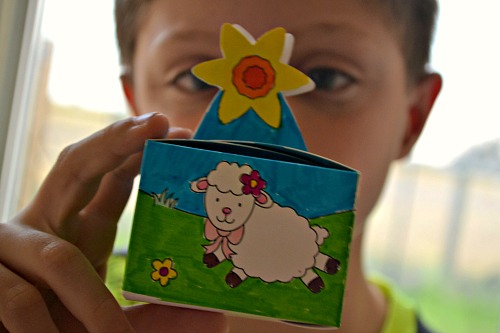 Spring arts & crafts for kids @ ups and downs, smiles and frowns