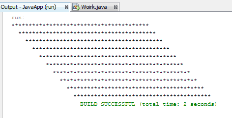 Parallelogram Star In Java