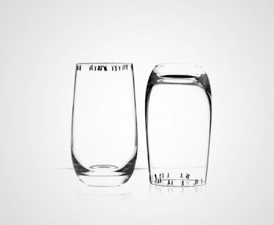 creative water glasses