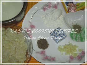 Italian Cheese Pasta Ingredients