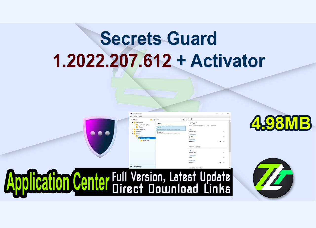 Secrets Guard 1.2022.207.612 + Activator