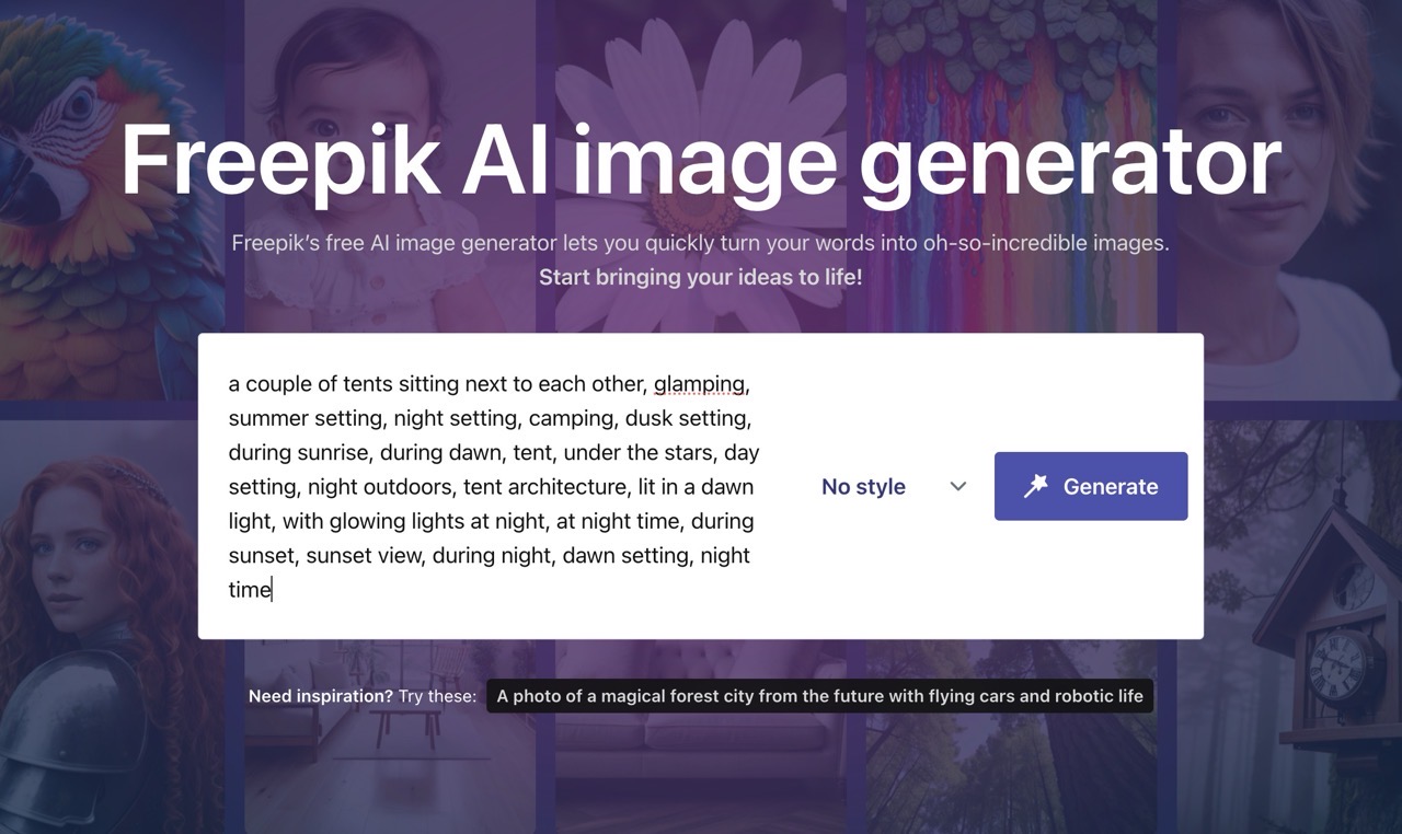 Freepik AI Image Generator