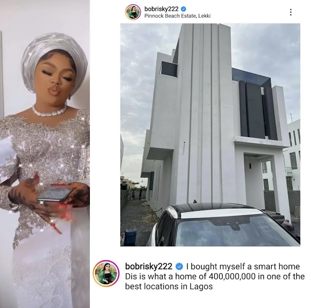  Photo of Bobrisky's N400 million house 